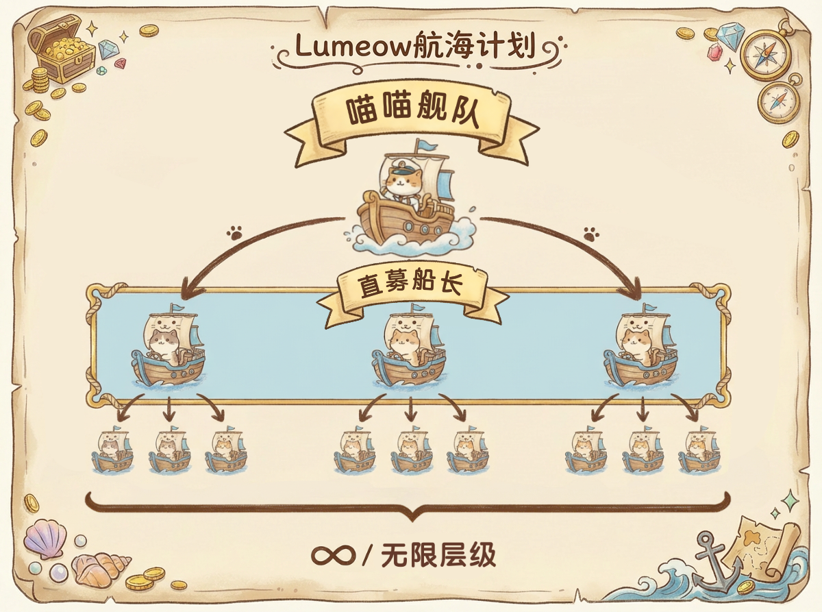 Lumeow 舰队结构示意图
